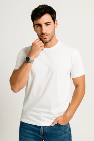 Camiseta Manga Corta Blanca