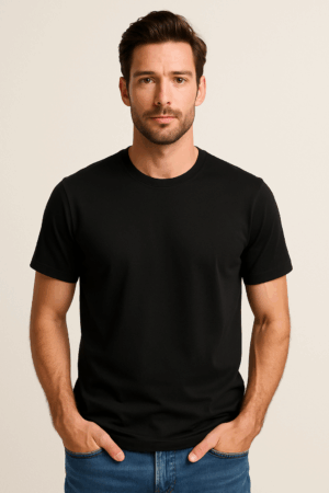 Camiseta Manga Corta Negra