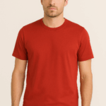 camiseta manga corta roja nueva 001