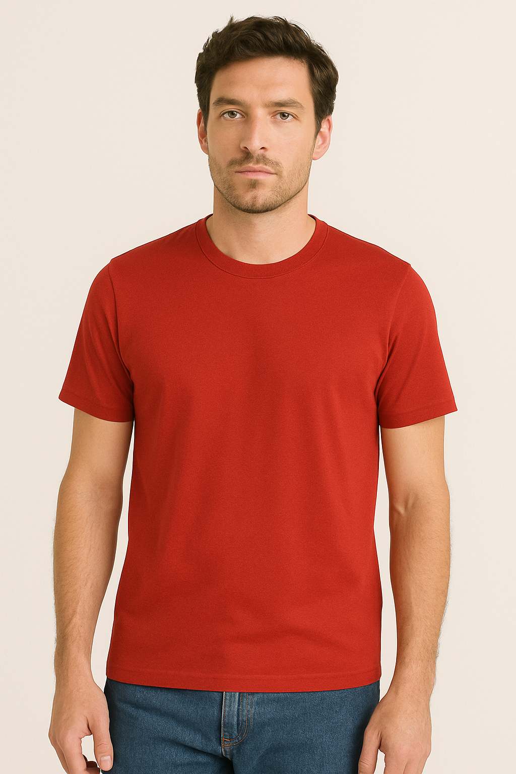 Camiseta Manga Corta Roja 1 Camiseta Manga Corta Roja