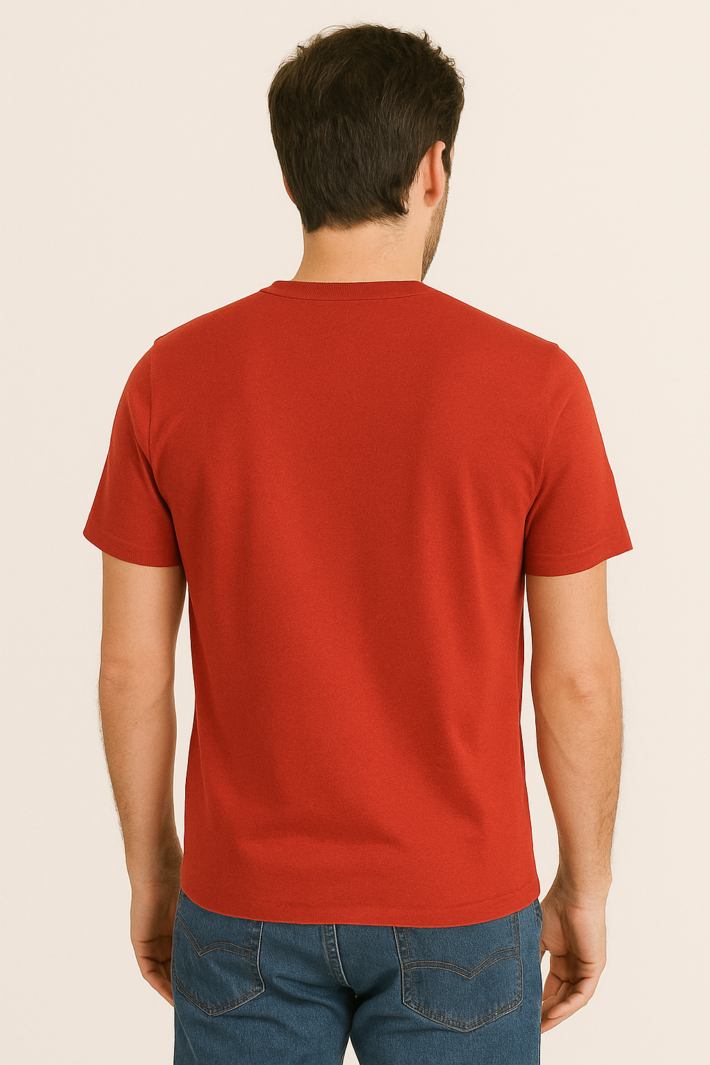 Camiseta Manga Corta Roja 3 Camiseta Manga Corta Roja - Imagen 3